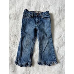 Vintage Y2K Girls Bootcut Ruffle Hem Jeans | The Children’s Place | 24M